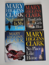 Mary Higgins Clark Lot Of 4 Hardcover Mystery Books Melody Lingers On No Place - $14.99