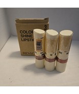Revlon LOT of 3 - Color Shine Lipstick Creme-  19 C Woodsy Rose Original... - $9.89
