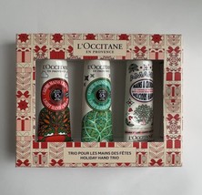 L&#39;Occitane Limited Edition Festive 3-Piece Hand Cream Trio Gift Set NIB - $648.93 MXN