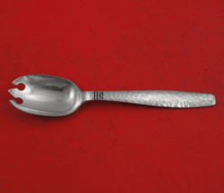 Swedish Modern by Allan Adler Sterling Silver Ice Cream Fork Heavy Hammered Orig - £95.38 GBP