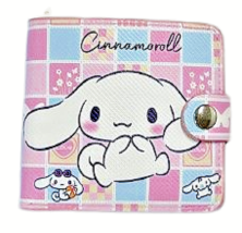 Sanrio Cinnamoroll Flip Wallet Hello Kitty Puppy Dog Kawaii Anime Cinnamon Roll - £11.42 GBP