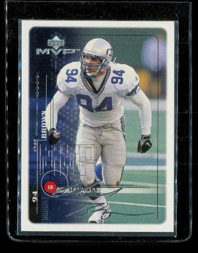 Primary image for Vintage 1999 UPPER DECK MVP Football Card #176 CHAD BROWN Seattle Seahawks