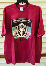 2004 130th Kentucky Derby XL Red T-Shirt Churchill Downs 100% Cotton Gildan - £10.96 GBP
