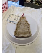Brown Bag Cookie Art 1988 Cat with Apron Mold - $20.27