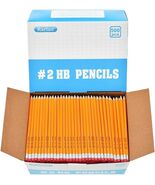 Rarlan Wood-Cased #2 HB Pencils, Pre-sharpened, 500 Count Bulk Pack - $42.24 CAD