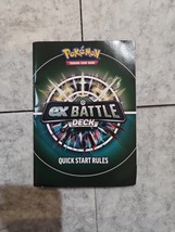 Pokemon Trading Card Game Ex Battle Deck Quick Start Rules - $4.16