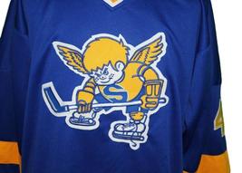 Any Name Number Minnesota Fighting Saints Retro Hockey Jersey New Walton Any Siz image 4