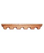 Oak Wooden Gun Rack 5 Barrel Rests Rifle Shotgun Closet Wall Mount or Ca... - $595.61 MXN