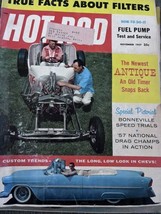 Hot Rod Magazine November 1957 Bonneville Drag Champs Chevy - £7.85 GBP
