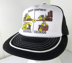 Vintage Honnen Heavy Equipment Durango Colorado John Deere Trucker Cap H... - $9.85