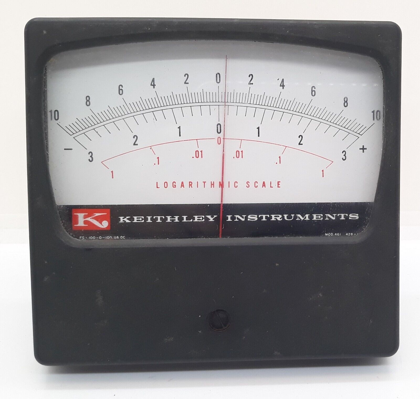 Keithley Instruments Model 461 Panel Meter Logarithmic Scale FS=100-0-10... - $39.99