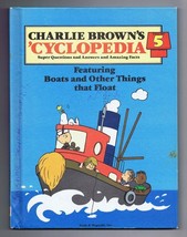 ORIGINAL Vintage 1980 Charlie Brown Cyclopedia #5 Hardcover Book  - £7.81 GBP