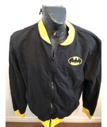 MENS Large Zip Front Jacket Batman Comics cotton - £6.57 GBP