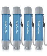 Yuclet 4 Pack Water Filter Straw, Portable Personal Water Filtration Sys... - $142.52