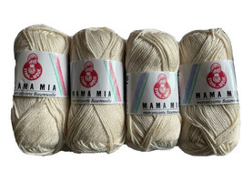 Stahl Wolle Mama Mia 100% Baumwolle mercerized cotton lot 4 color 1914 C... - £15.54 GBP