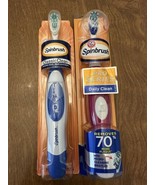 Arm &amp; Hammer Spinbrush Pro &amp; Clean Soft Dual Brush Head Action Lot of 2 - $23.50