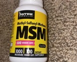 Jarrow Formulas MSM, 1.000 mg, 100 Vegetabilische Kapseln 4/24 - £12.78 GBP