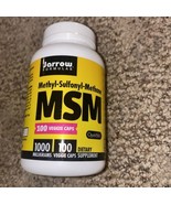 Jarrow Formulas MSM, 1.000 mg, 100 Vegetabilische Kapseln 4/24 - £12.55 GBP