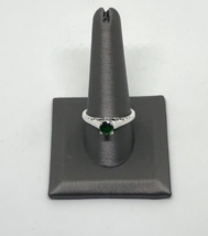 Women's Russian Diopside Solitaire Sterling Silver Ring - £25.10 GBP