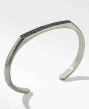 1.50Ct Round Cut Black Diamond VVS1/D Men&#39;s Cuff Bracelet 14K White Gold Over - $139.77