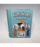 Lot of 3 VTG Girl Scout Hinged Metal Books Cookie Tins Juliette Gordon L... - £14.35 GBP