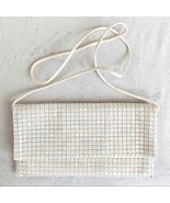 Lumured Vintage White Tile Beaded Mesh Bag - €40,27 EUR