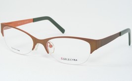 SELECTRA SEL4415 Col. 1 Arancione / Verde Oliva Occhiali Montatura 49-17-135mm - $81.07