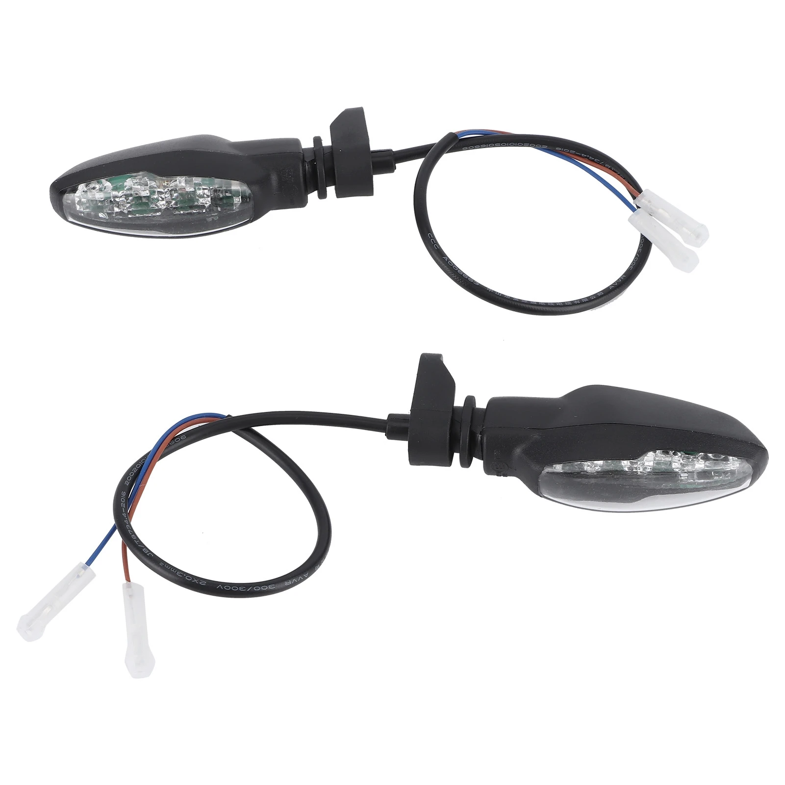 Pairs Motorcycle Turn Signal Light LED Front LED Amber Indicators 12V for TRIU - £27.96 GBP