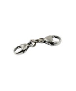 Authentic Trollbeads Sterling Silver 10103 Double Clasp, Silver - $15.75