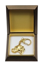 NEW, English Pointer, millesimal fineness 999, dog keyring, in casket, k... - £60.75 GBP