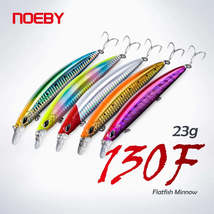 Noeby 5Pcs Fishing Lures 130mm 23g Floating Minnow Set Ultra Long Castin... - $16.92