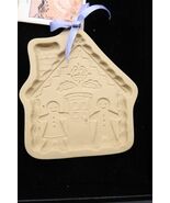 RARE Brown Bag Cookie Art Gingerbread Cottage Mold Christmas &#39;96 Hill De... - $279.13 MXN