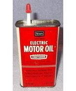Vintage Sears Roebuck Co Craftsman Electric Motor Oil Tin 8 Oz - $242.42 MXN