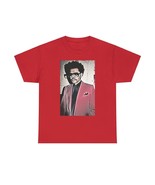 The Weeknd Graphic Print Crew Neck Short Sleeve Unisex Heavy Cotton Tee Shirt - $20.00