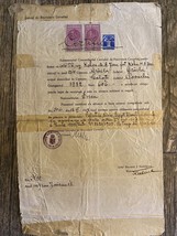 Old Document Romania Military Certificate 1939 - $18.50
