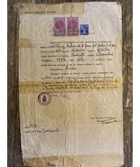 Old Document Romania Military Certificate 1939 - $351.49 MXN