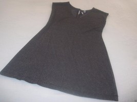 Old Navy Ladies Gray Metallic Fitted Stretch Sleeveless DRESS-M-NWOT-CUTE - £9.71 GBP