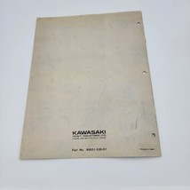OEM Kawasaki Assembly &amp; Preparation Manual 1976 KZ400-D4 24 pgs 99931-53... - £11.77 GBP
