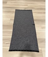 Lululemon Scarf Women One Size Black Gray Vinyasa Snap Button Wrap Athle... - $29.69