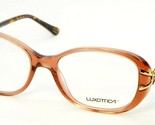 NEW LUXOTTICA LU 4339 C528 BROWN TRANSPARENT EYEGLASSES GLASSES 51-16-135mm - $32.67