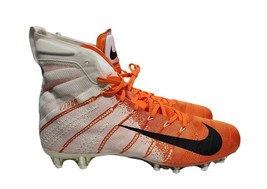 Nike Vapor Untouchable 3 Elite AO3006-118 Men Sz 15 White Orange Football Cleats - £79.12 GBP