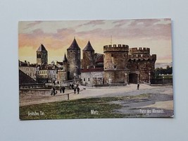 Vintage Postcards German Gate Metz France Castle Tower 15th Century Arch... - $8.59