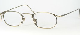 Bada Los Angeles Bl 1639 3 A.G Antique Gold Eyeglasses Frame 46-22-138mm (Notes) - $82.88