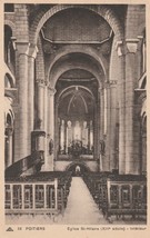 Postcard Paris Eglise St. Hilaire Catholic Church Interior Paris France - $9.95