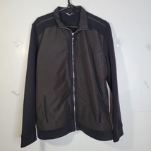 Mens Calvin Klein Black Back logo soft shell Jacket Pit to Pit 23.5 Length 29 - £18.99 GBP