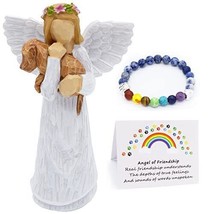 Angel of Friendship Dog Memorial Gifts Pet Sympathy Gift Loss of Dog Gifts Pa... - £31.89 GBP
