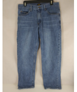 Lee Regular Fit Men&#39;s Distressed Bootcut 100% Cotton Jeans Size 33x30 - $270.80 MXN