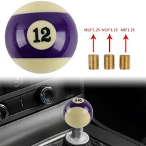 Universal No.12 Billiard Ball Custom Manual Car Gear Shift Knob Shifter ... - $15.88