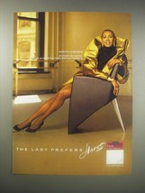 1990 Hanes Silk Reflections Pantyhose Ad - Judith Jamison - The Lady Prefers  - $18.49