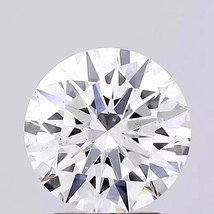 1.65 Ct Round Cut IGI Certified Lab Grown CVD Diamond H Color VS1 Clarit... - $7,928.62 MXN
